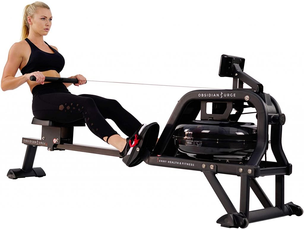 Best Water Rowing Machine Sunny Health & Fitness Obsidian SF-RW5713